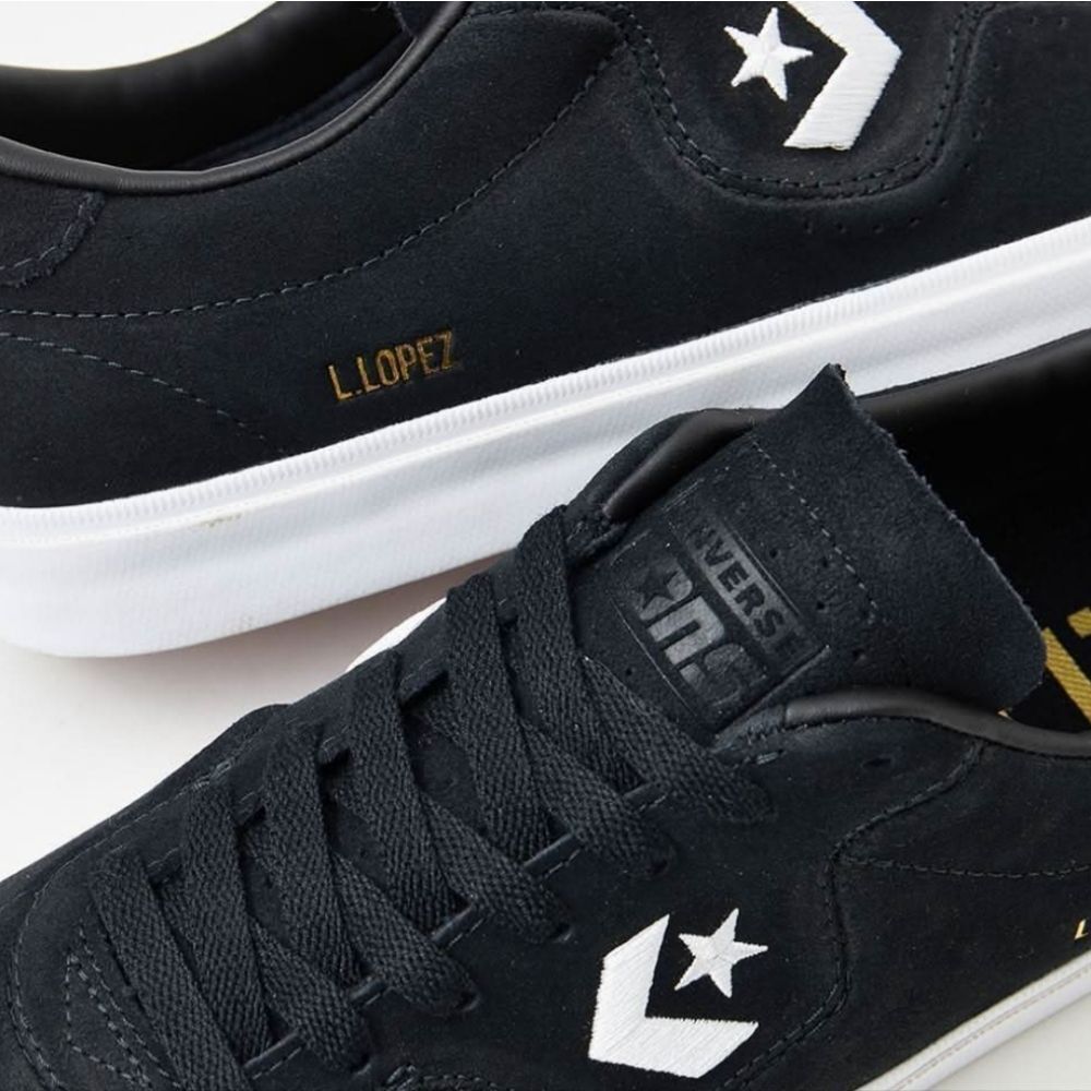 Converse Louie Lopez‎ Pro Ox Skate Shoes- Black/White - Picture 6 of 11